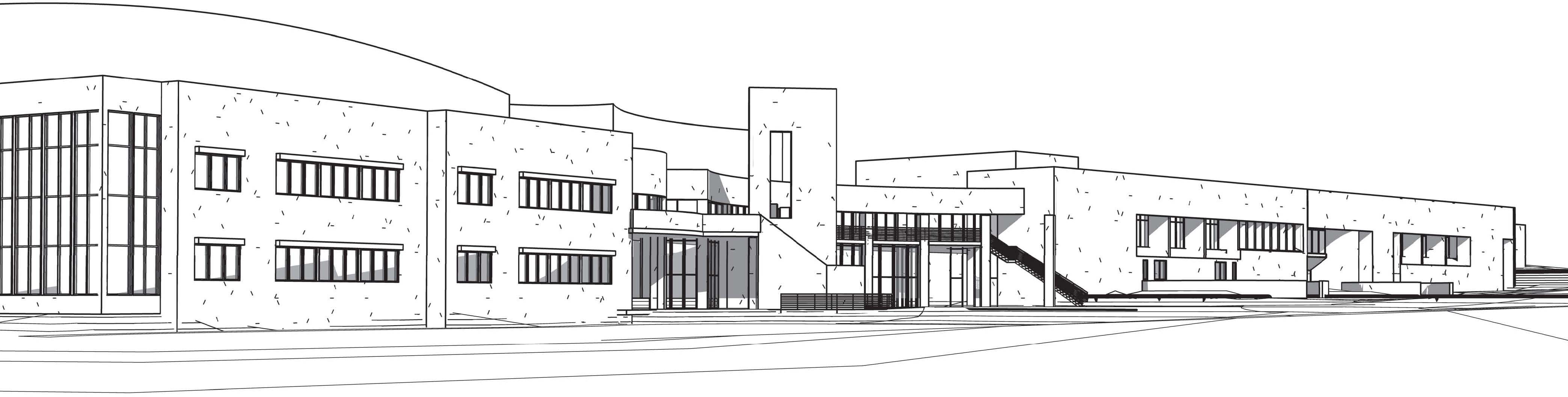 BSC perspective dwg-line drawing